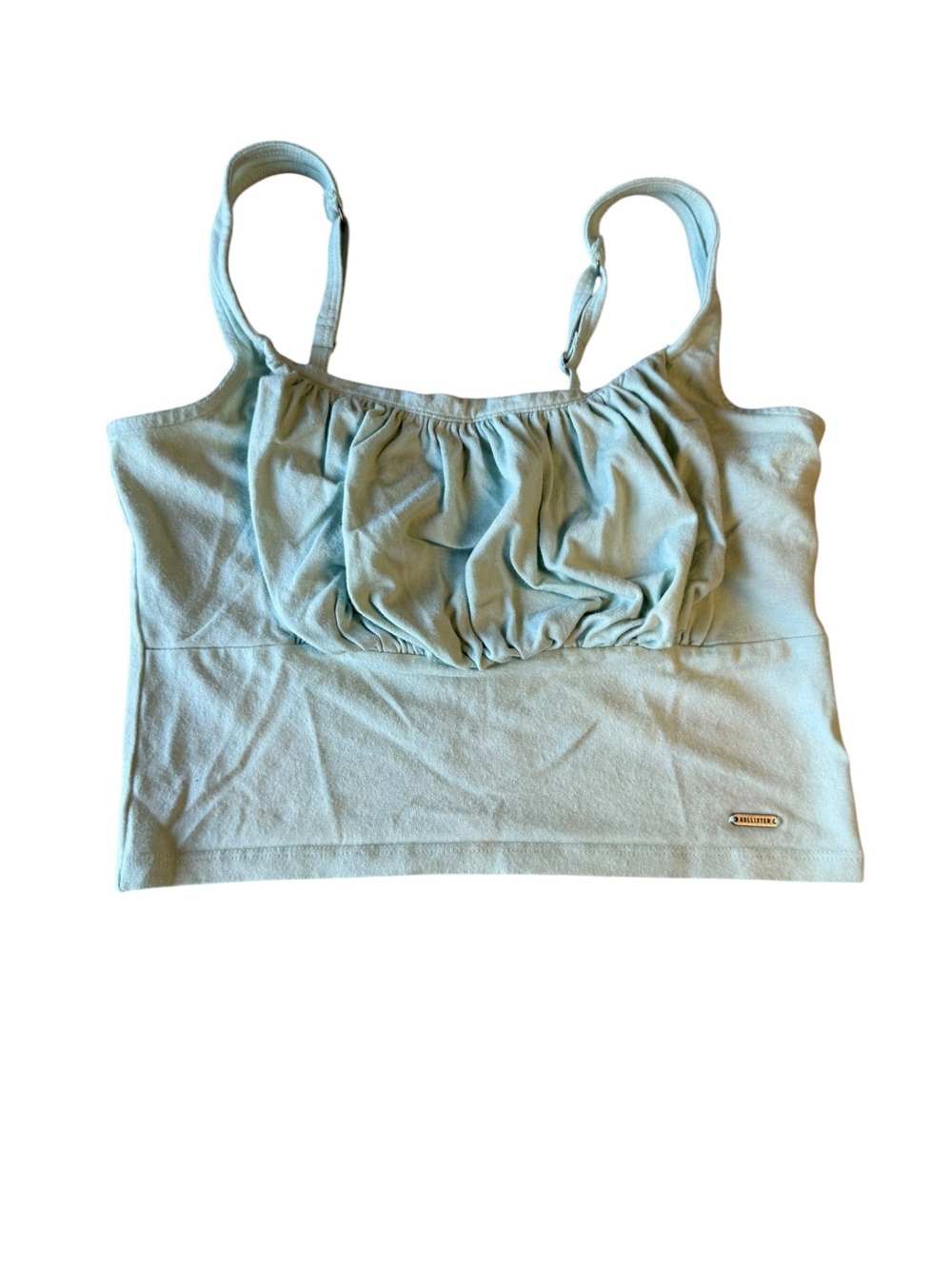 Hollister‎ Light Blue Ruched Tank Top